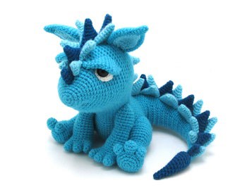 Spikey Dinosaur/ Dragon Amigurumi Crochet Pattern PDF