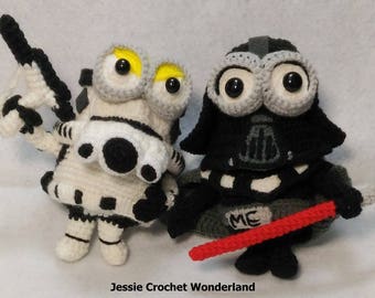Star Wars Minions: Stormtrooper & Darth Vader Crochet Pattern