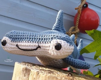 Hank the Hammerhead Shark Crochet Pattern PDF