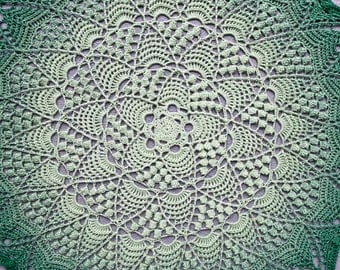Lotus & Blossom Mandala Crochet Pattern