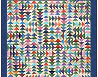 Scrappy Flying Geese Galore Crochet Pattern PDF