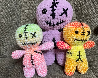 Quick One-Hour No-Sew Voodoo Doll Crochet Pattern