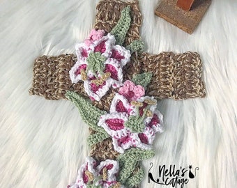 Easter Love Cross Crochet Pattern by Nella's Cottage