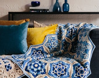 Jane Crowfoot's Delft Crochet Blanket Pattern