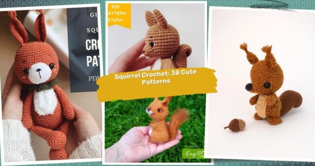 38 Squirrel Crochet Pattern: Enhance Your Skills With Adorable Designs