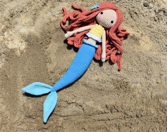 Marci Mermaid Amigurumi Crochet Doll Pattern