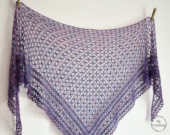 Elegant Nightfall Crochet Shawl Pattern for Weddings