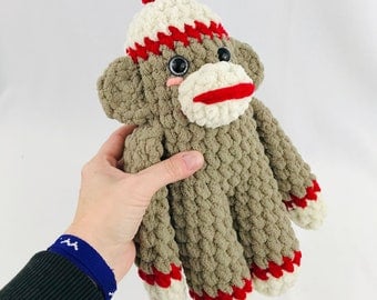 Cute Sock Monkey Crochet Pattern
