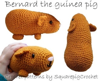 Crocheted Bernard the Guinea Pig Pattern