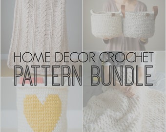 Crochet Pattern Bundle for Home Décor