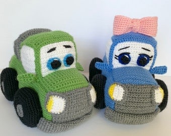 Crochet Pattern for Tonk & Tink Toy Truck