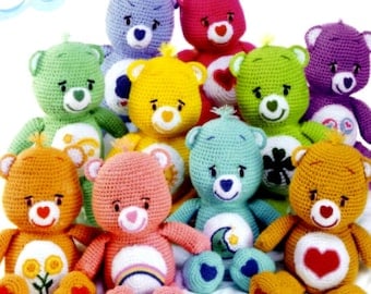 Vintage Care Bears Crochet Pattern: Retro Toy