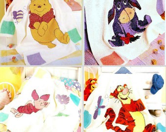 Vintage Winnie the Pooh Crochet Blanket Pattern