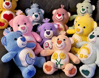 Affordable Care Bears Crochet Pattern Collection, PDF