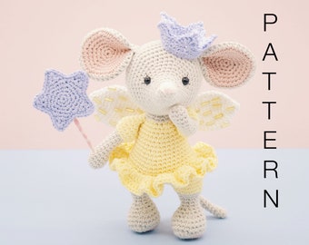Lucy the Fairy Princess Mouse Crochet Pattern