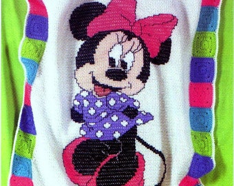 Vintage Minnie Mouse Crochet Baby Blanket Pattern