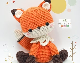 Tarturumies Milo the Fox Amigurumi Crochet Pattern