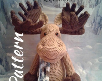 Moses the Moose Crochet Amigurumi Pattern