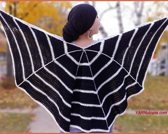 Spider Web Wrap Crochet Pattern PDF