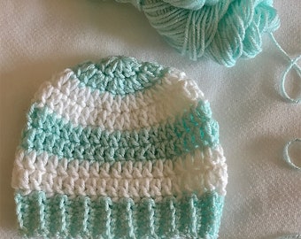 Basic Crochet Baby Hat & Beanie Pattern