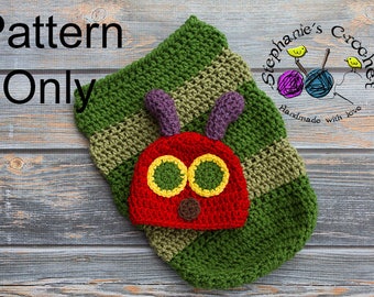 Newborn Hungry Caterpillar Crochet Pattern Set
