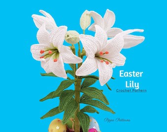 Easter Lily Crochet Pattern: Decor & Bouquets