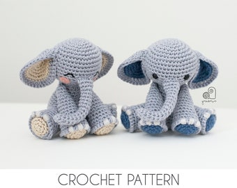 Joe the Elephant Crochet Amigurumi Pattern