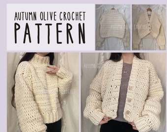 Chunky 2-in-1 Seamless Cardigan & Pullover Pattern