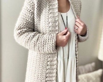 Chrislyn Cardigan: Crochet Sweater/Cardigan Pattern