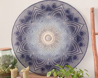 MAYLA Mandala Crochet Pattern: Boho Doily Decor