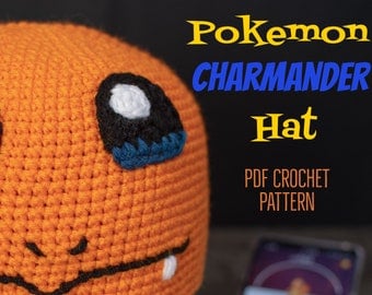 Charming Charmander Crochet Hat Pattern PDF
