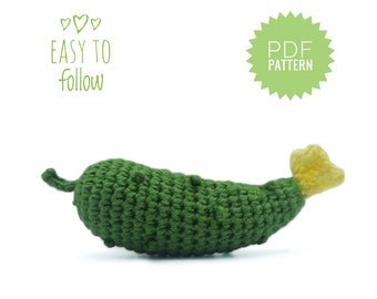 Crochet Cucumber & Pickle Amigurumi Pattern