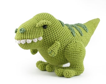 DIY T-Rex Dinosaur Crochet Amigurumi Pattern