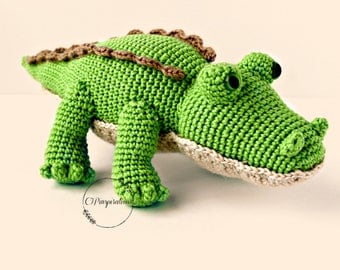 Nile Crocodile Crochet Pattern for Toys