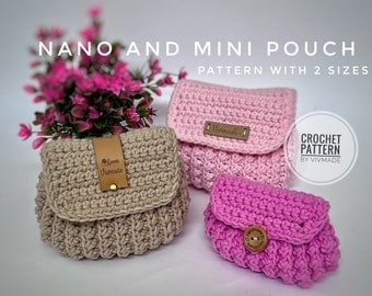 Handmade Crochet Purse/Bag Pouch Pattern PDF