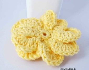 3D Crochet Flower Pinwheel: Video Tutorial Included