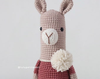 English PDF: Little Alpaca Amigurumi Crochet Pattern