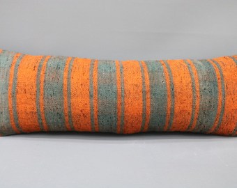 Bohemian Kilim Crochet Body Pillow Cover, 12x36