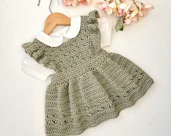 Crochet Pattern: Newborn to 8-Year-Old Dress