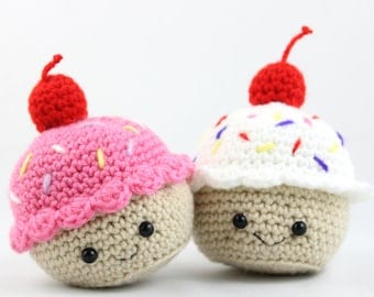Amigurumi Cupcake Crochet Pattern PDF Tutorial