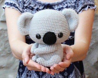 Cuddle-Sized Koala Amigurumi Crochet Pattern PDF