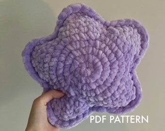 Crochet Star Pillow Plush Pattern