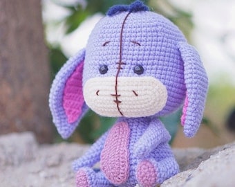 Amigurumi Donkey Crochet Pattern PDF in English