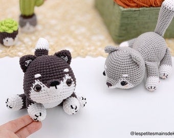 Sesi the Baby Husky Crochet Pattern Amigurumi