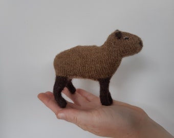 Cute Capybara Knitting Pattern"