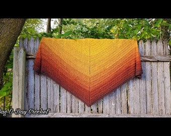 Easy 'Want It All' Crochet Shawl Pattern