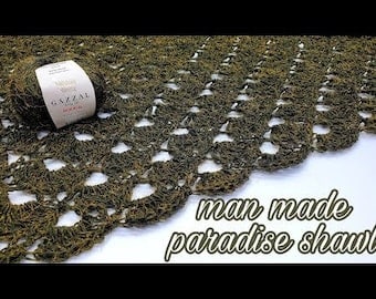 Man-Made Paradise Crochet Shawl Pattern