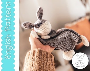 English Baby Comforter Crochet Pattern: Donkey