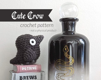 Halloween Crochet Crow Pattern
