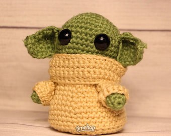 Custom-Made Baby Yoda Alien Crochet Pattern